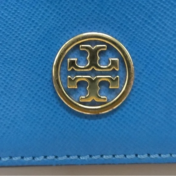 Tory Burch Blue Leather Wallet - Picture 5 of 7